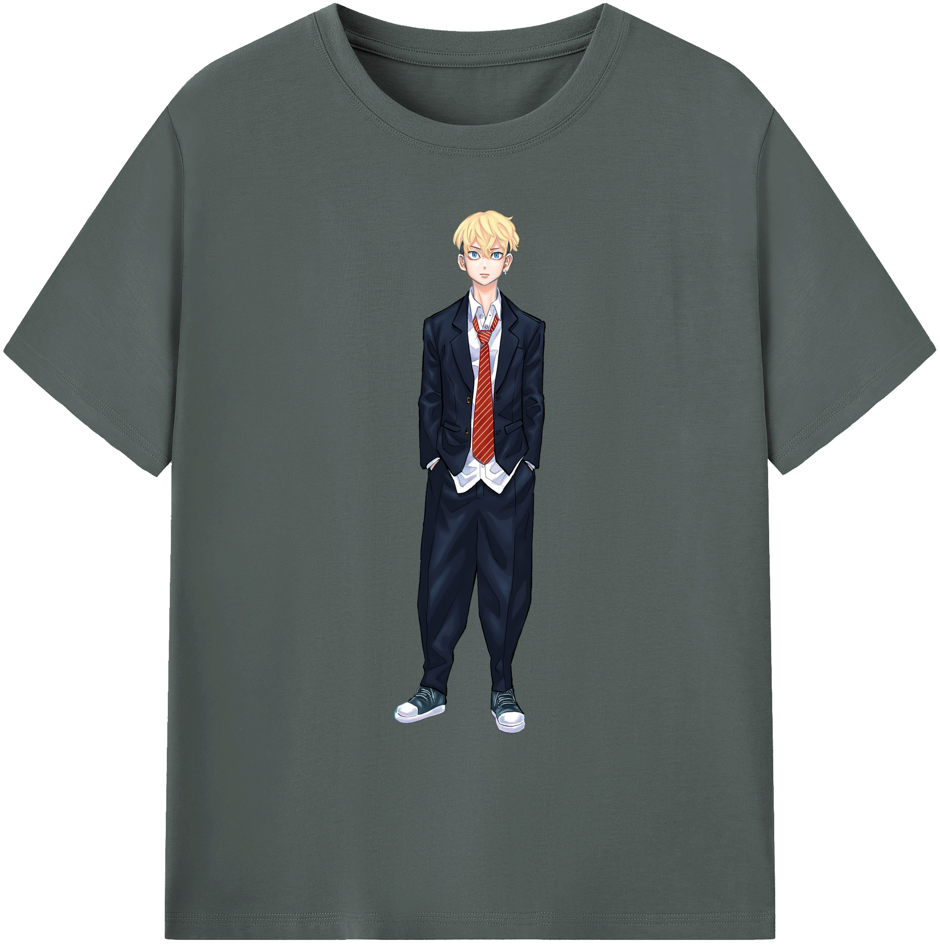 （画像用） 東京リベンジャーズ Tokyo Revengers 綿100％ メンズ半袖Tシャツ｜肌触りやわらか＆通気性